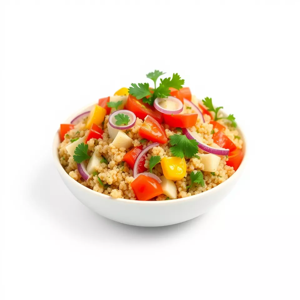 Couscous Salad Bowl model pack Low-poly 3D model_3