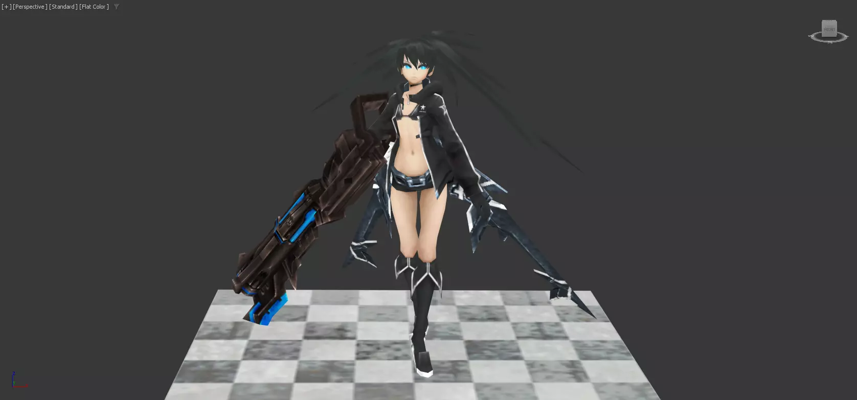 Black Rock Shooter 59 3D model