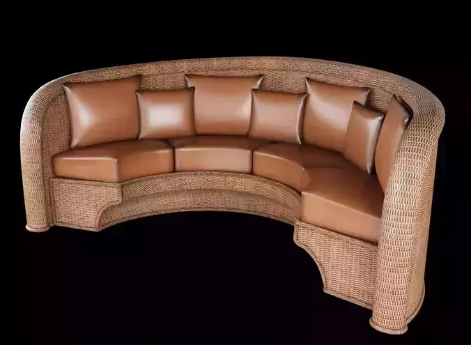 Rattan Sofa 