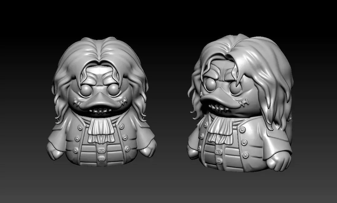 Rubber Duck - Billy Butcherson model - Halloween - 3D print 3D print model_4