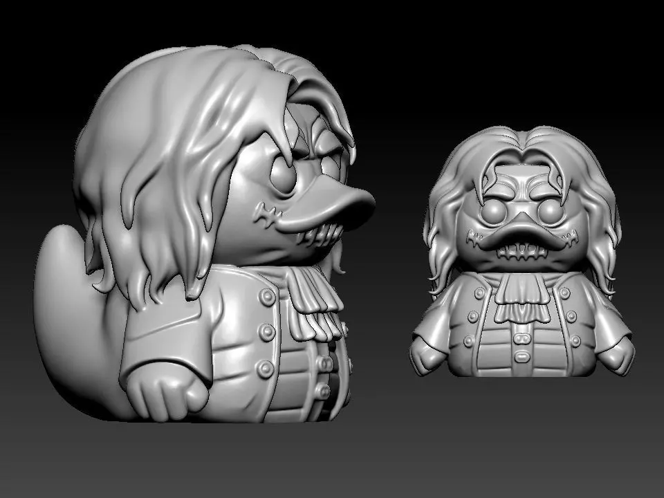 Rubber Duck - Billy Butcherson model - Halloween - 3D print 3D print model_2