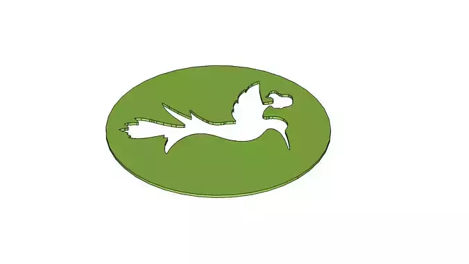 Hummingbird with Fairy Stencil