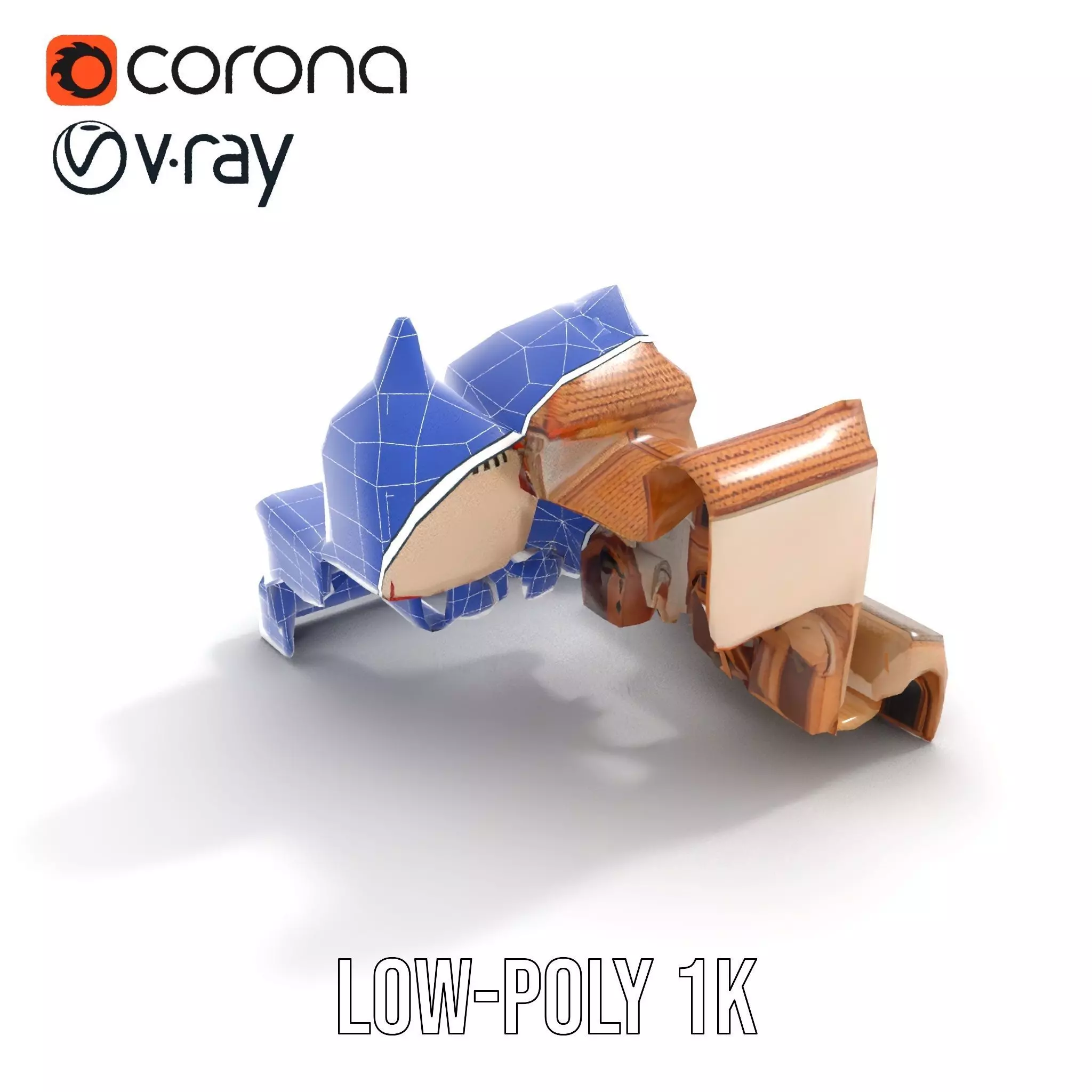 Historical City Buildings model pack Low-poly 3D model_16