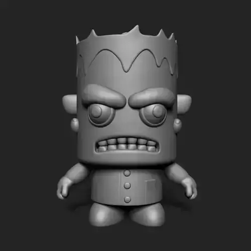 Frankenstein Monster keychain