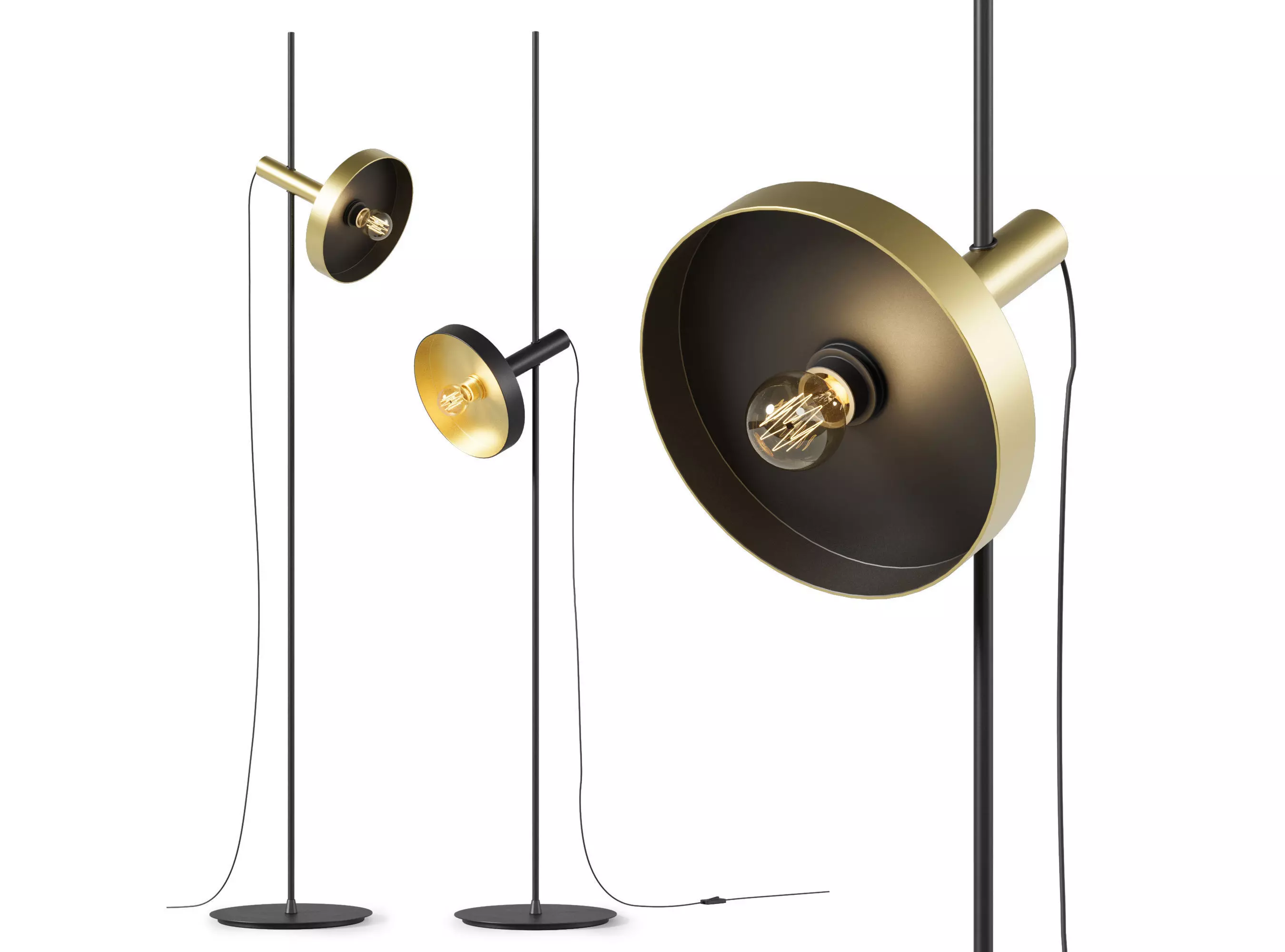 Floor lamp Faro Barcelona Whizz 3D model_0