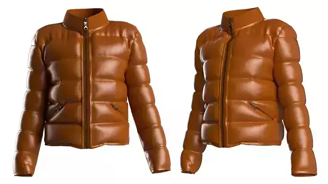 Brown Puffer Jacket