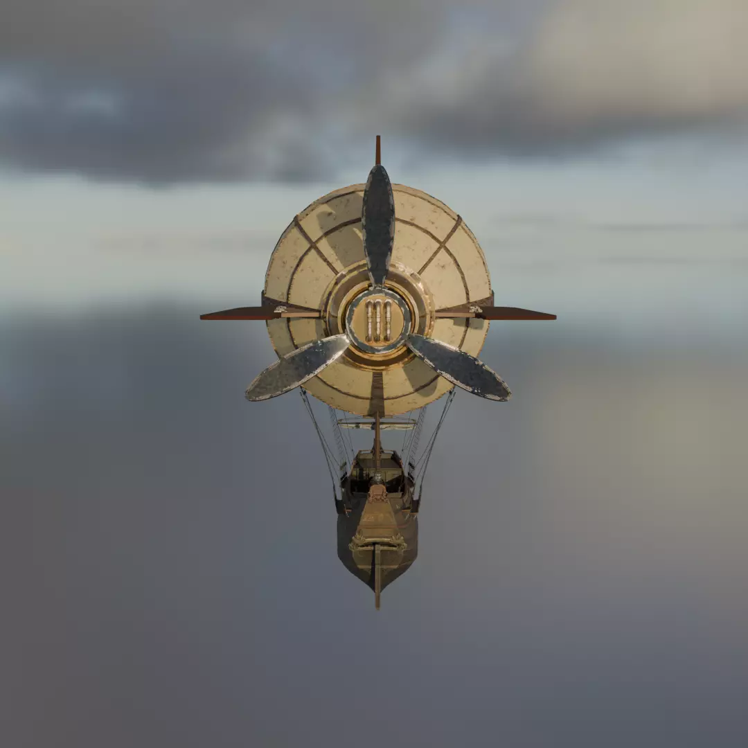 Veteran Airship 3D model_6