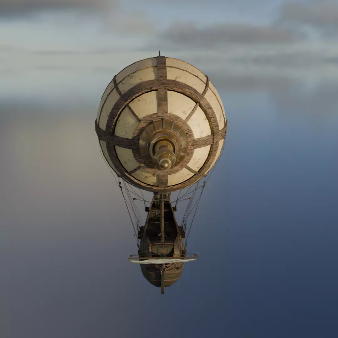 Veteran Airship 3D model_4