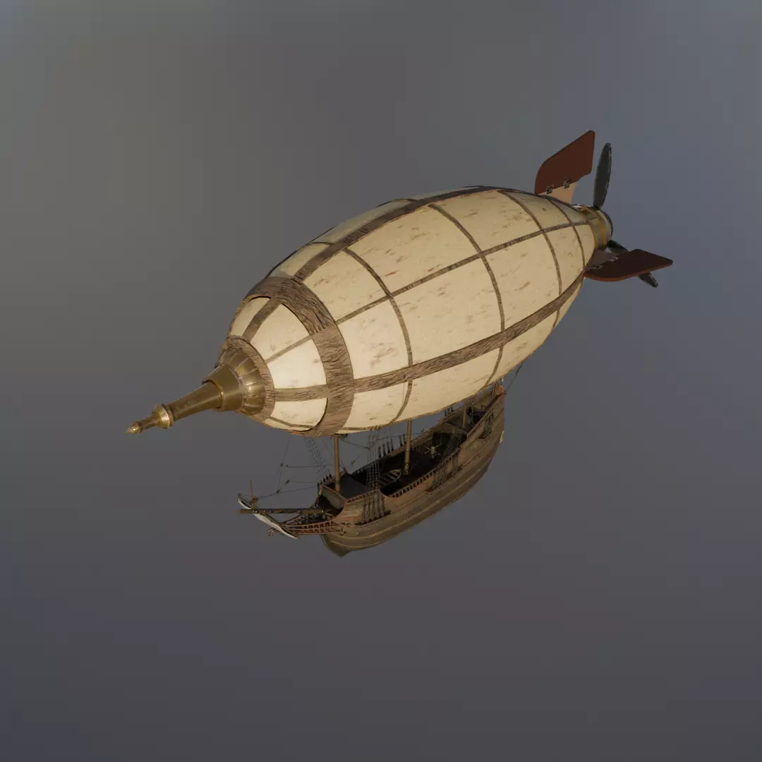 Veteran Airship 3D model_2