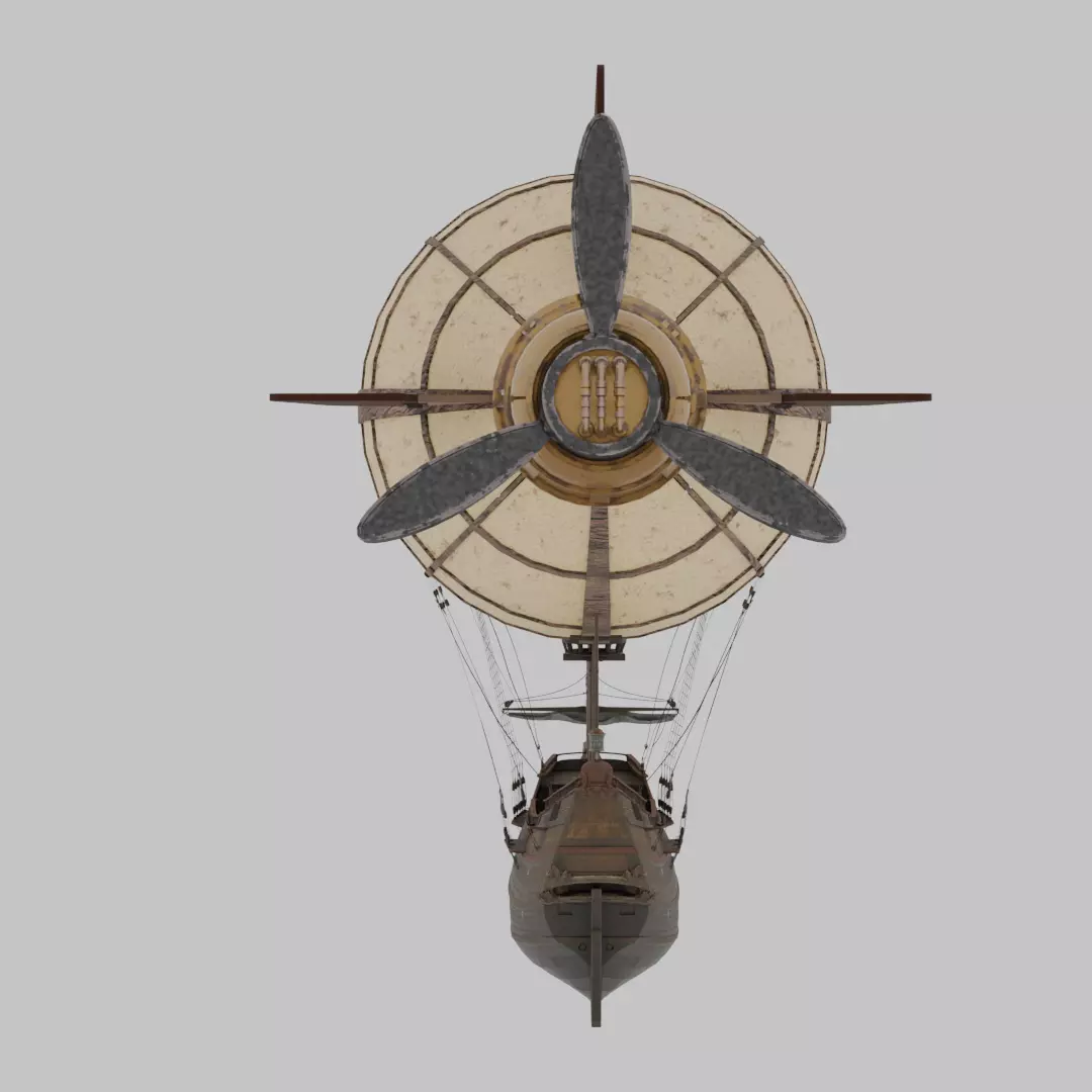 Veteran Airship 3D model_9