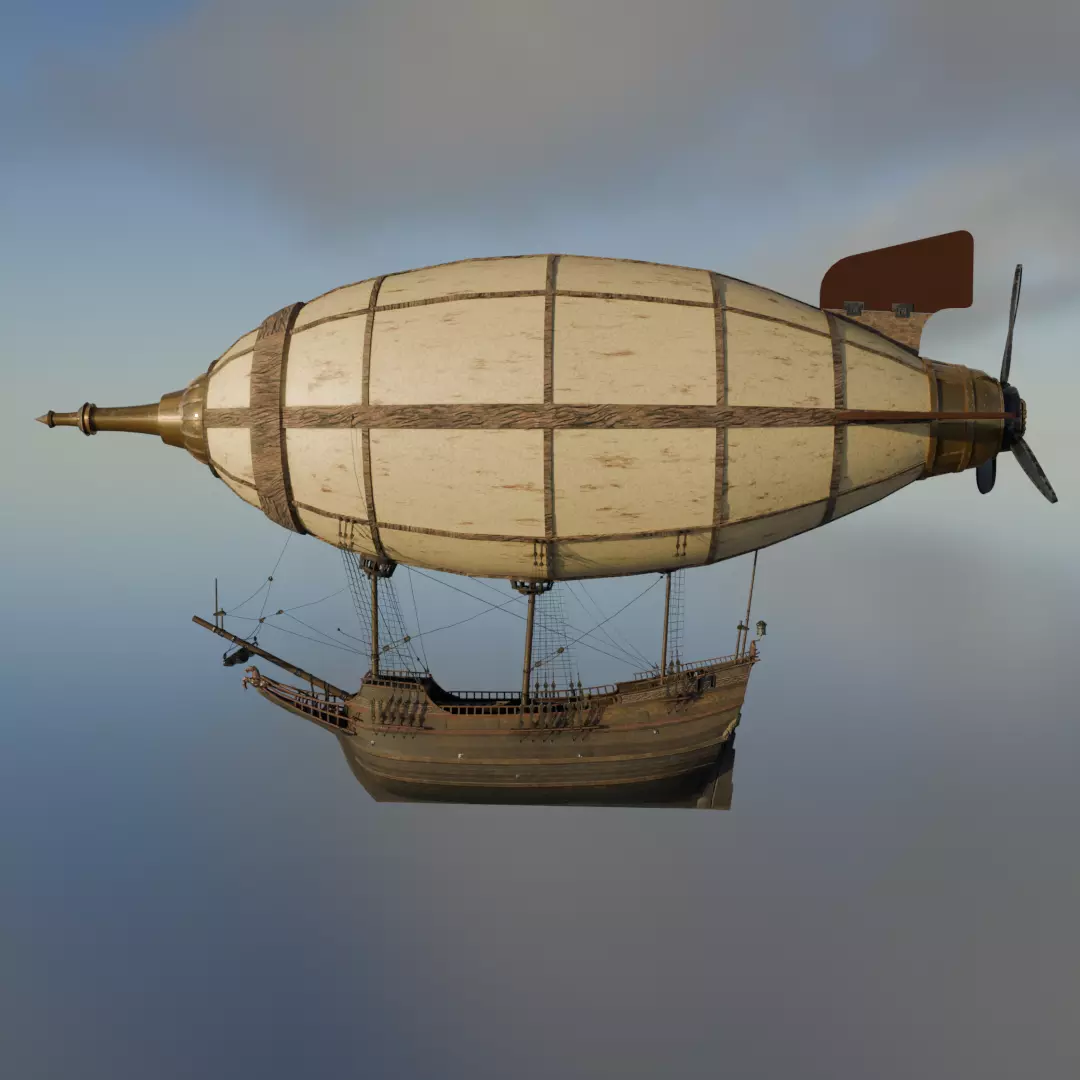 Veteran Airship 3D model_5