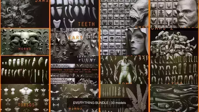 EVERYTHING BUNDLE 3D Model Collection EVERYTHING BUNDLE 3D Model Collection