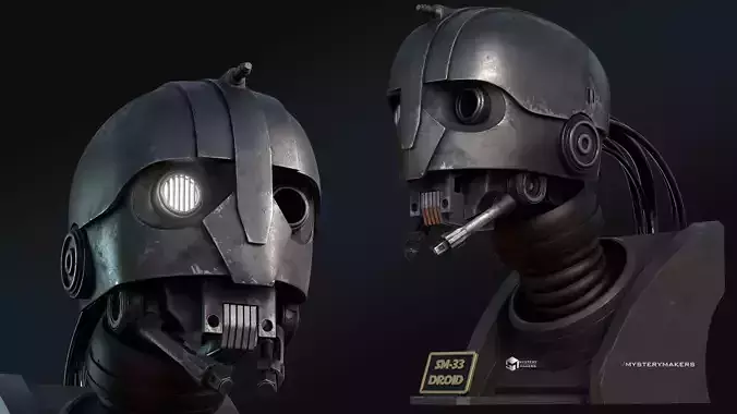 SM33 droid bust