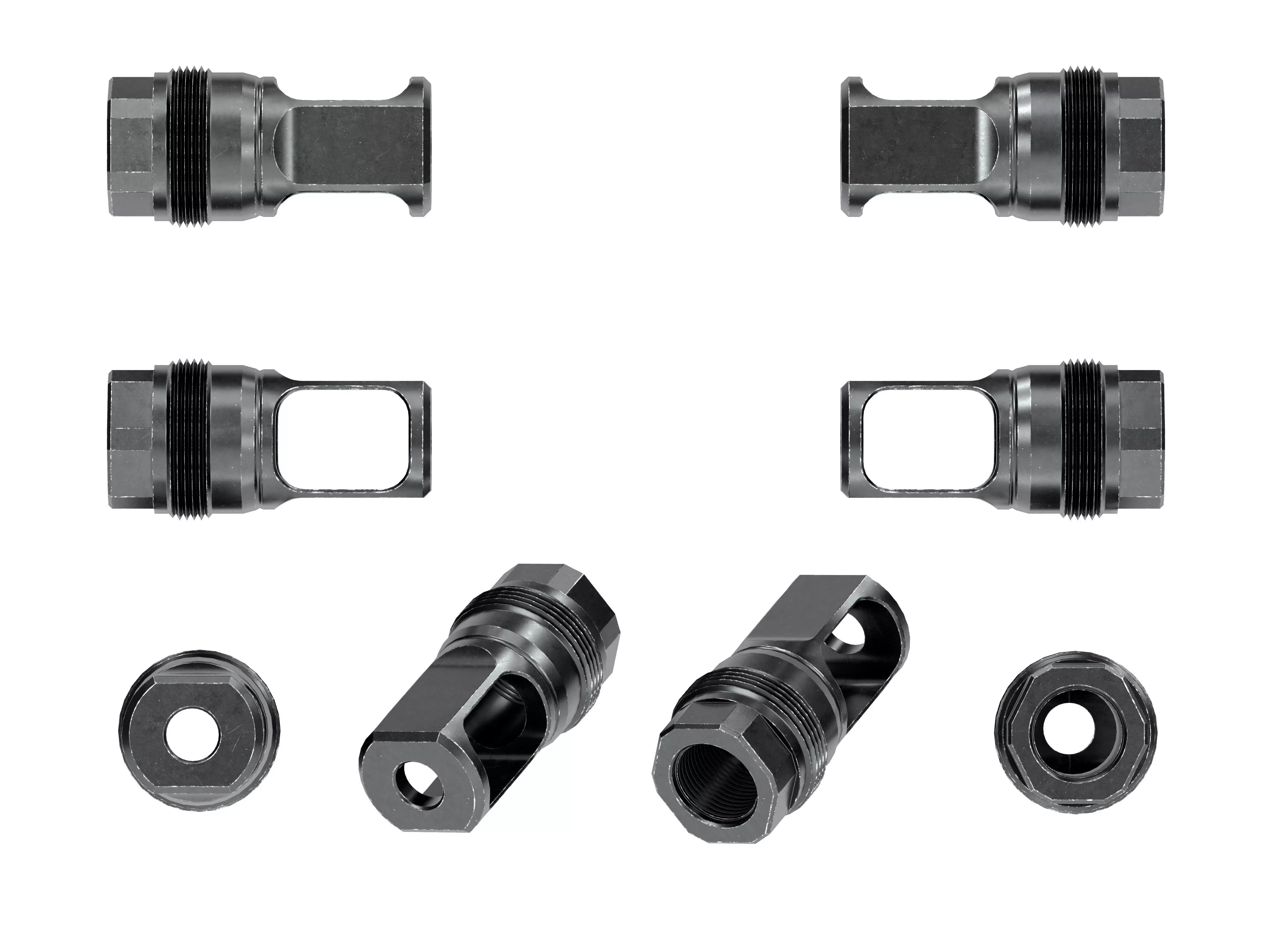 FPM M80 Muzzle Brake for 223 and 308 Low-poly 3D model_5