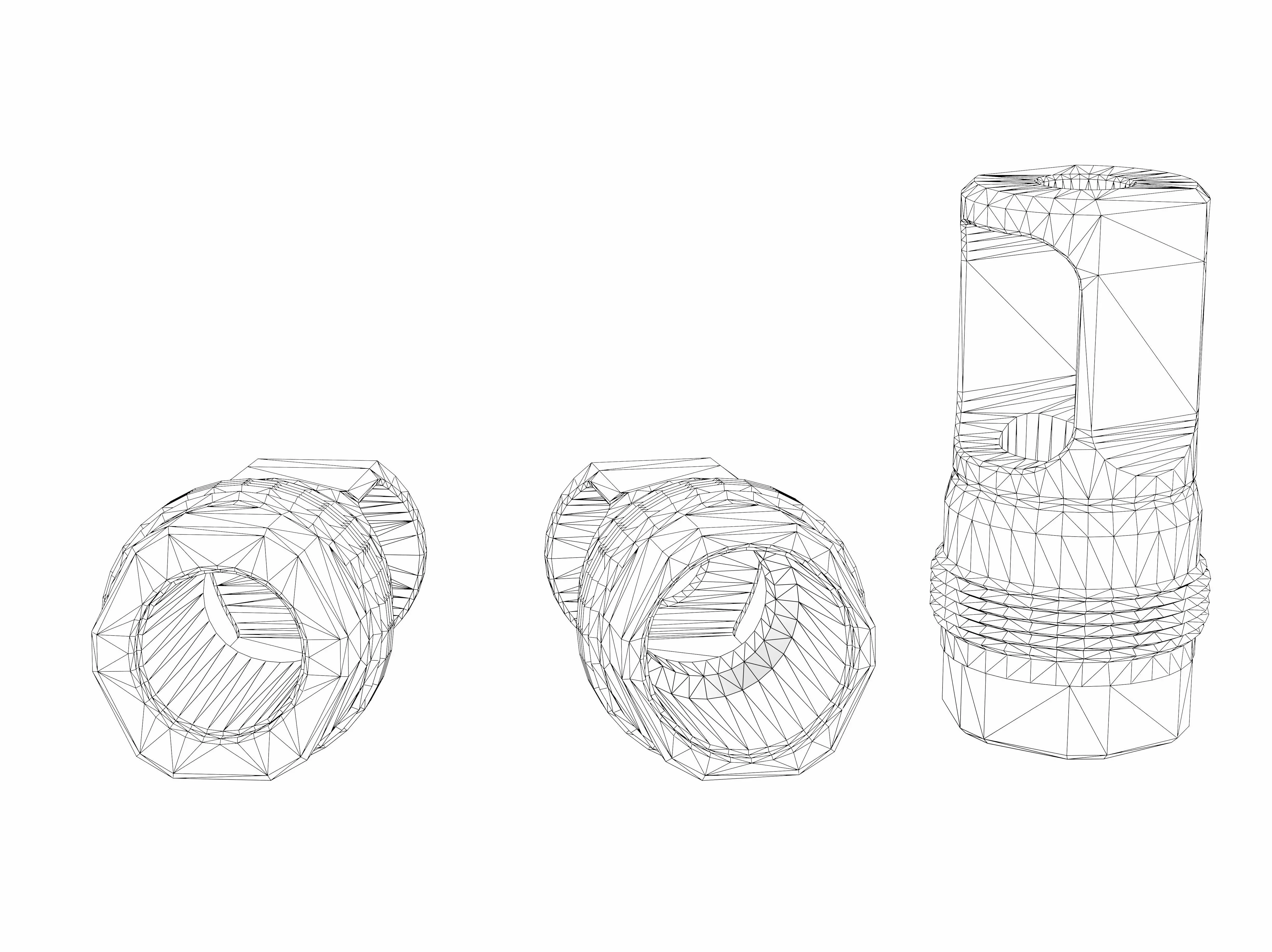 FPM M80 Muzzle Brake for 223 and 308 Low-poly 3D model_9
