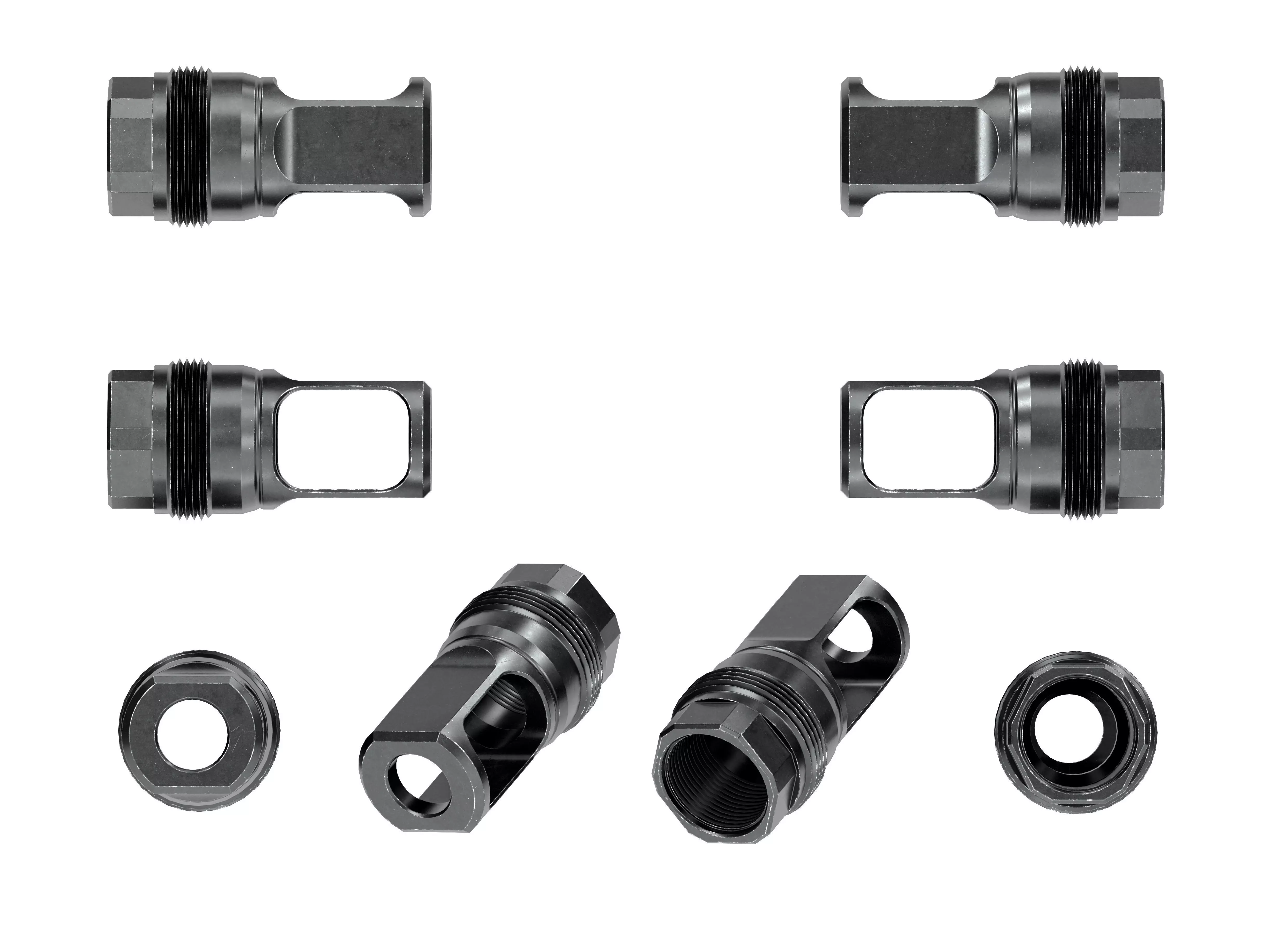 FPM M80 Muzzle Brake for 223 and 308 Low-poly 3D model_6
