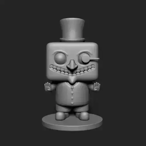 Joker funko with base 3D print model