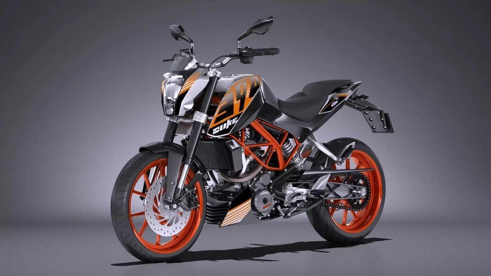KTM DUKE 390 2016 3D model