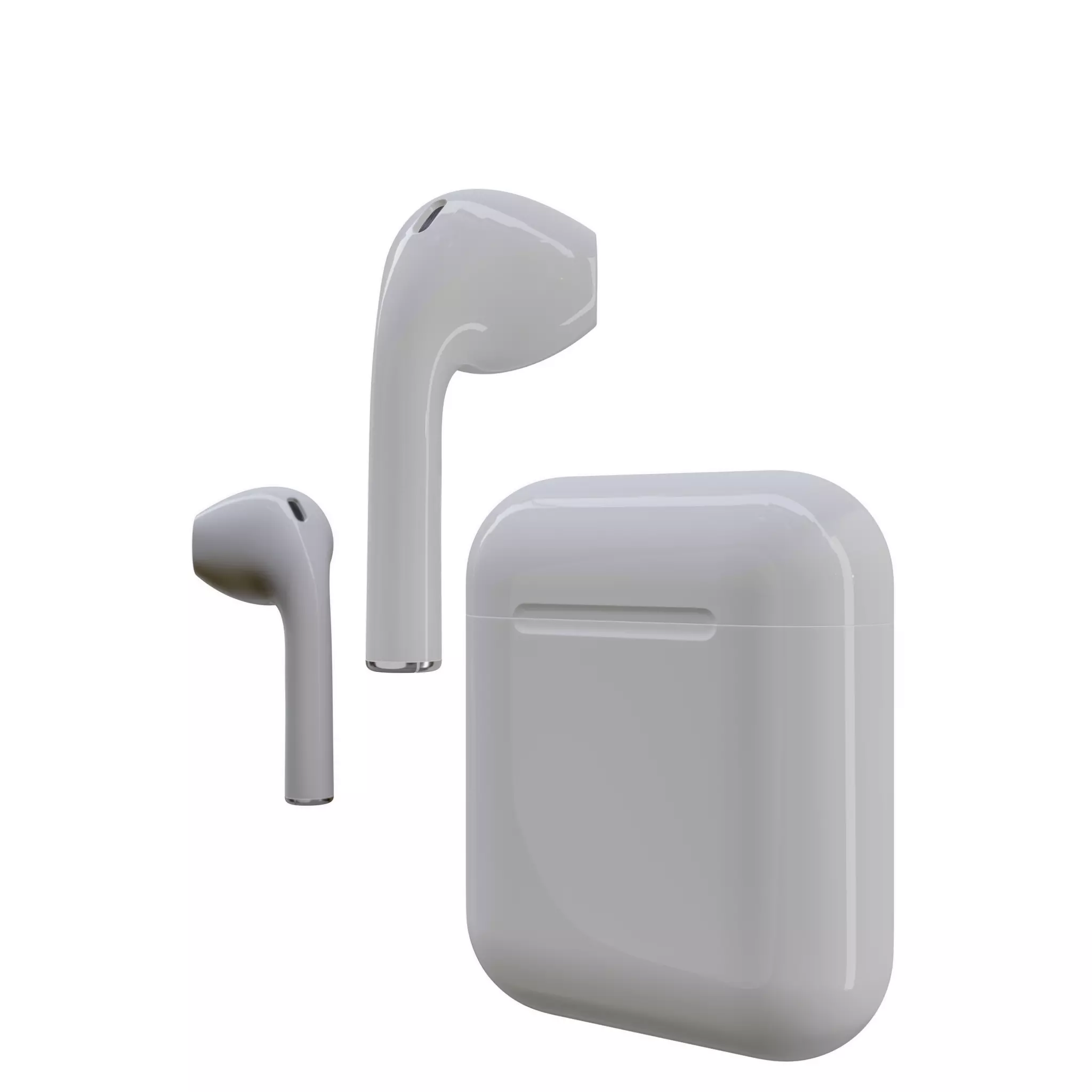 airpod 1 gen 3D model_2
