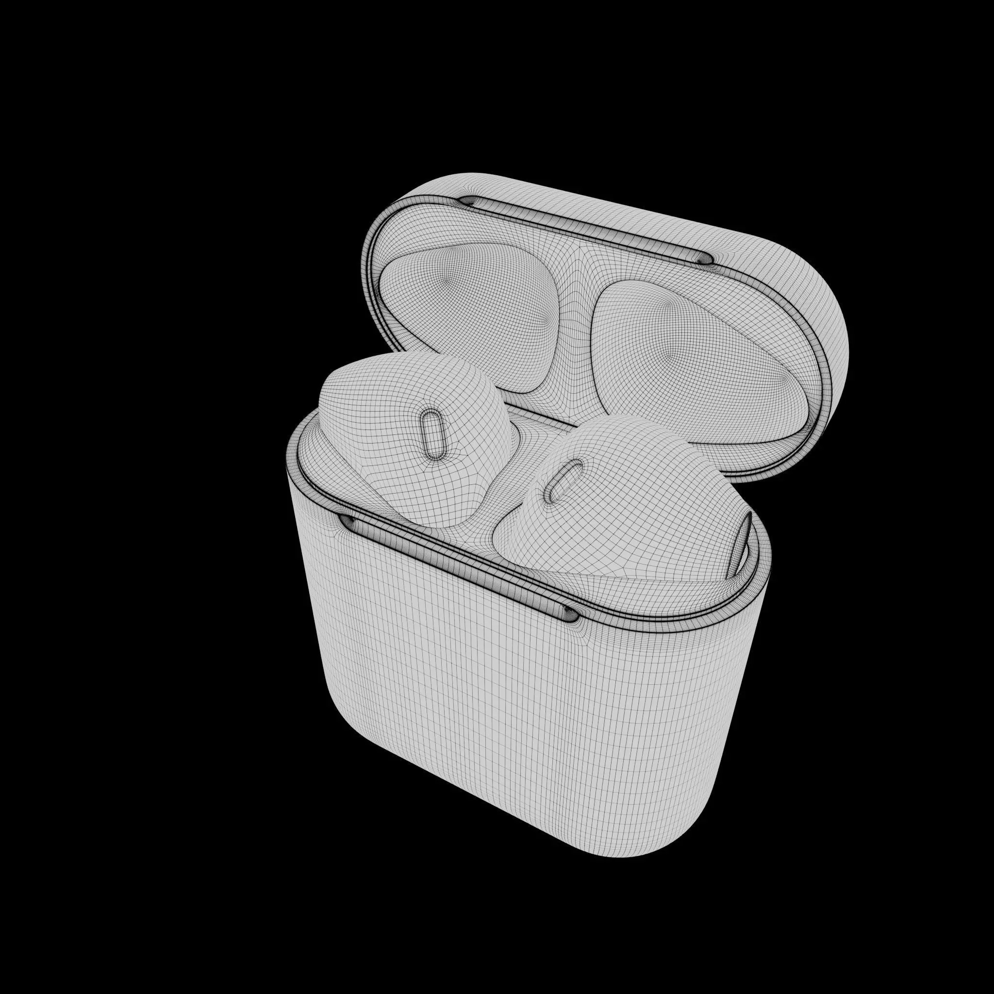 airpod 1 gen 3D model_7