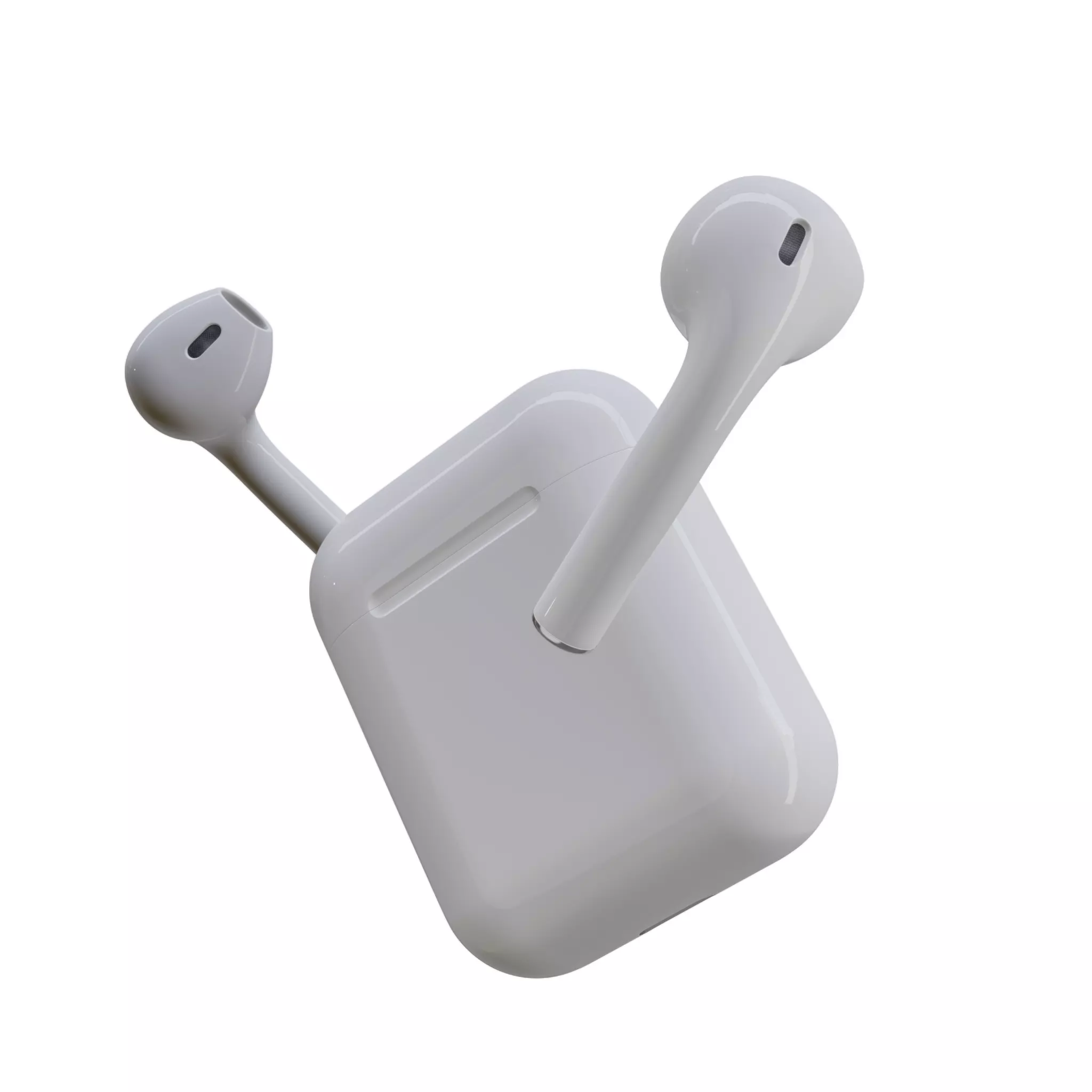 airpod 1 gen 3D model_3