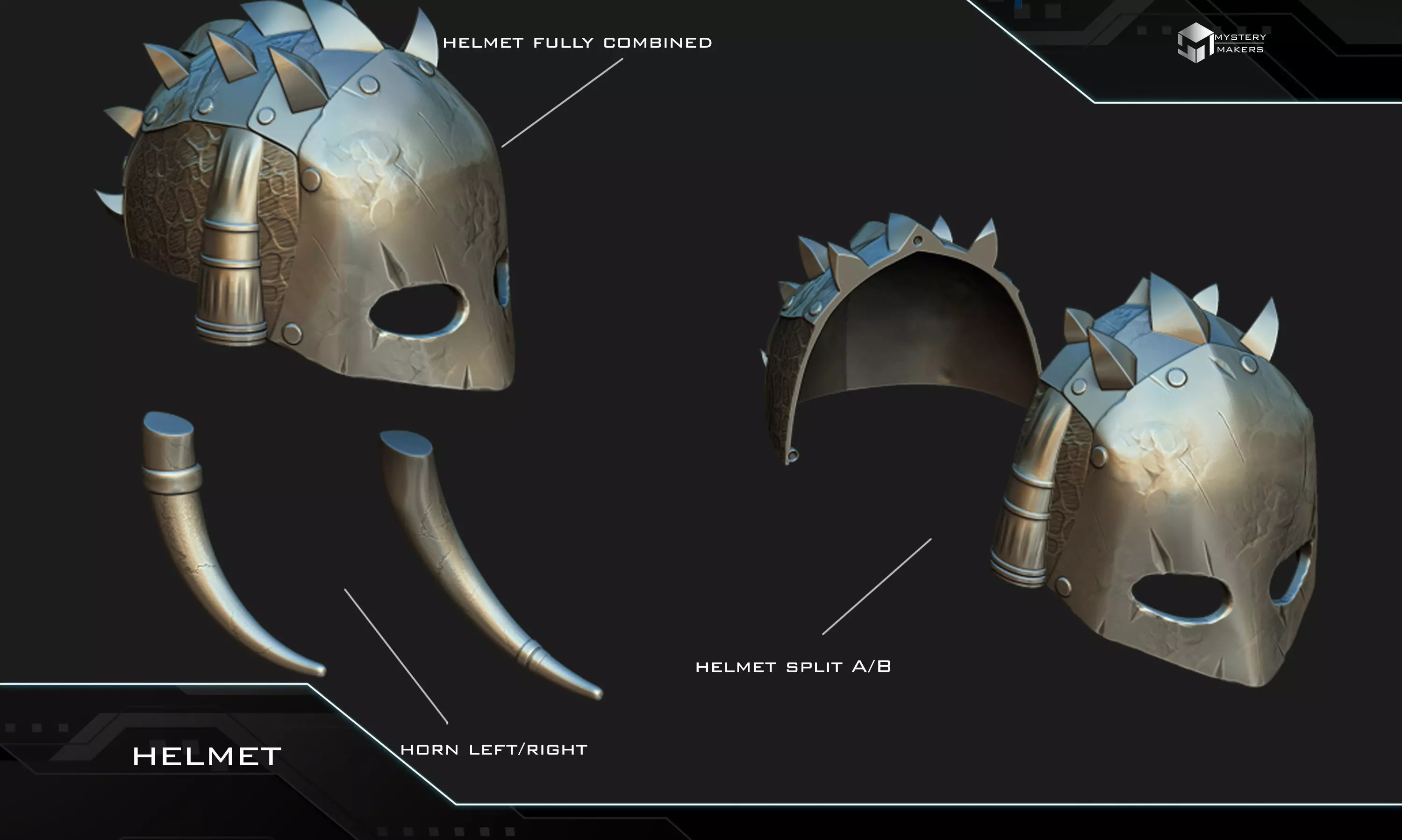 Garruk full body armor 3D print model_5