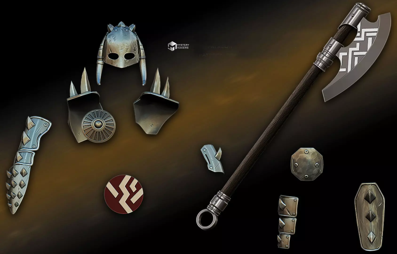 Garruk full body armor 3D print model_0