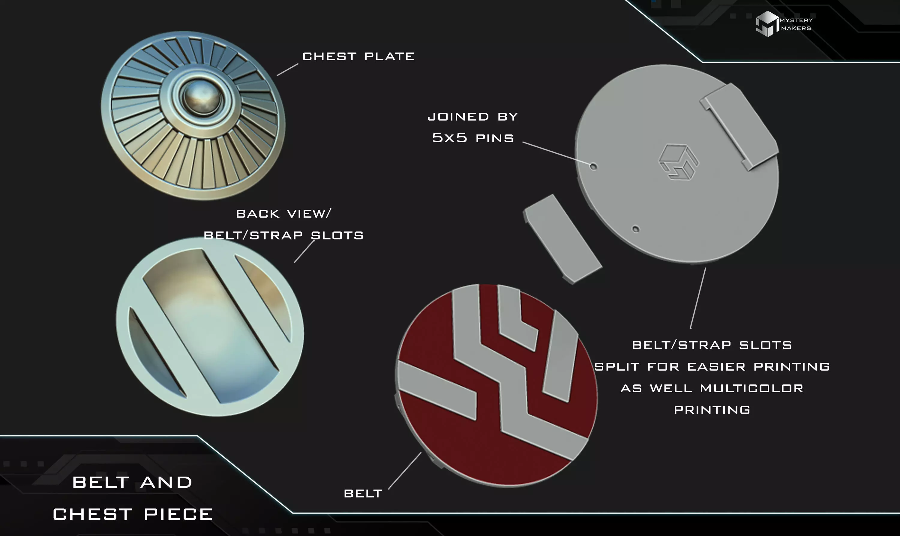 Garruk full body armor 3D print model_8