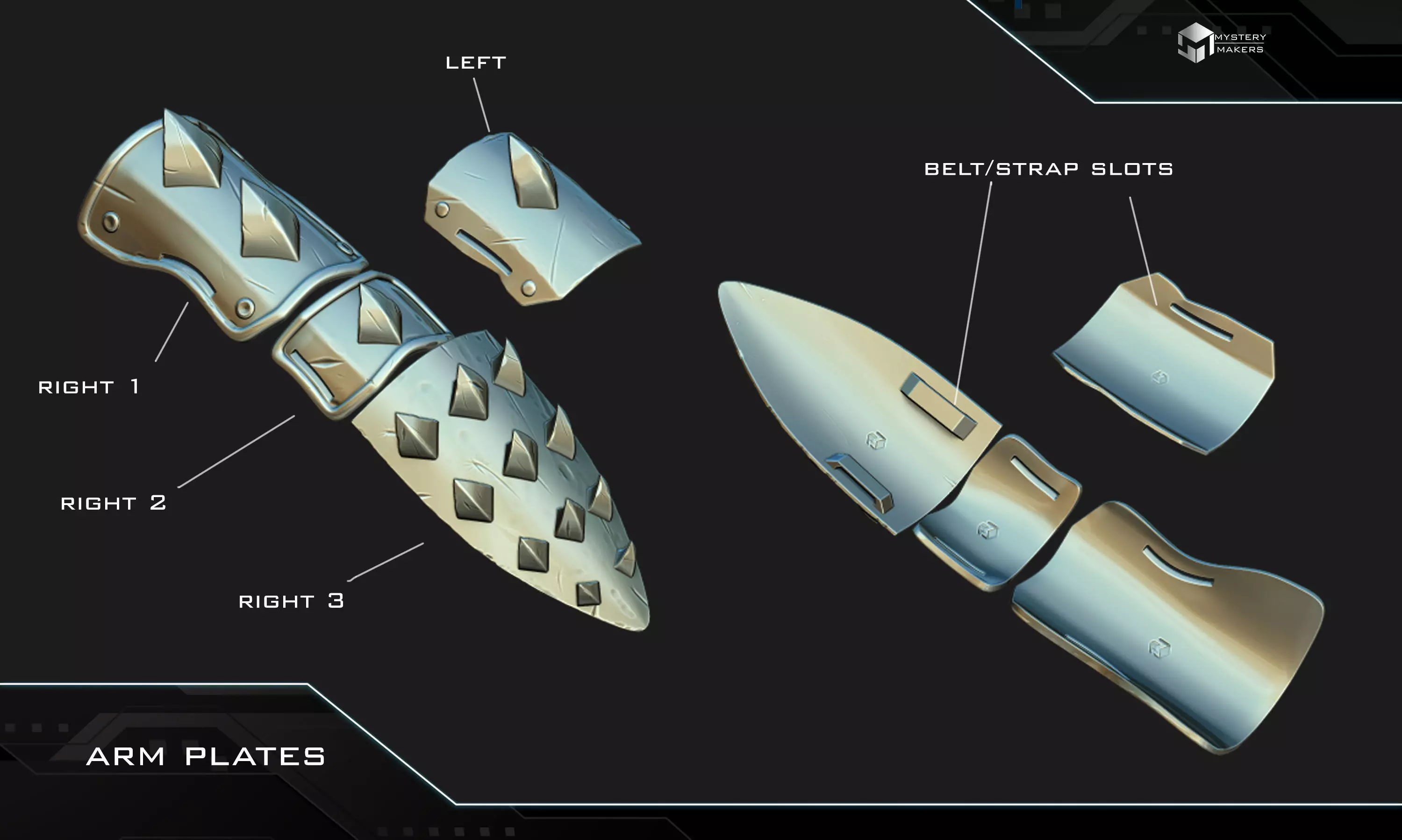 Garruk full body armor 3D print model_3
