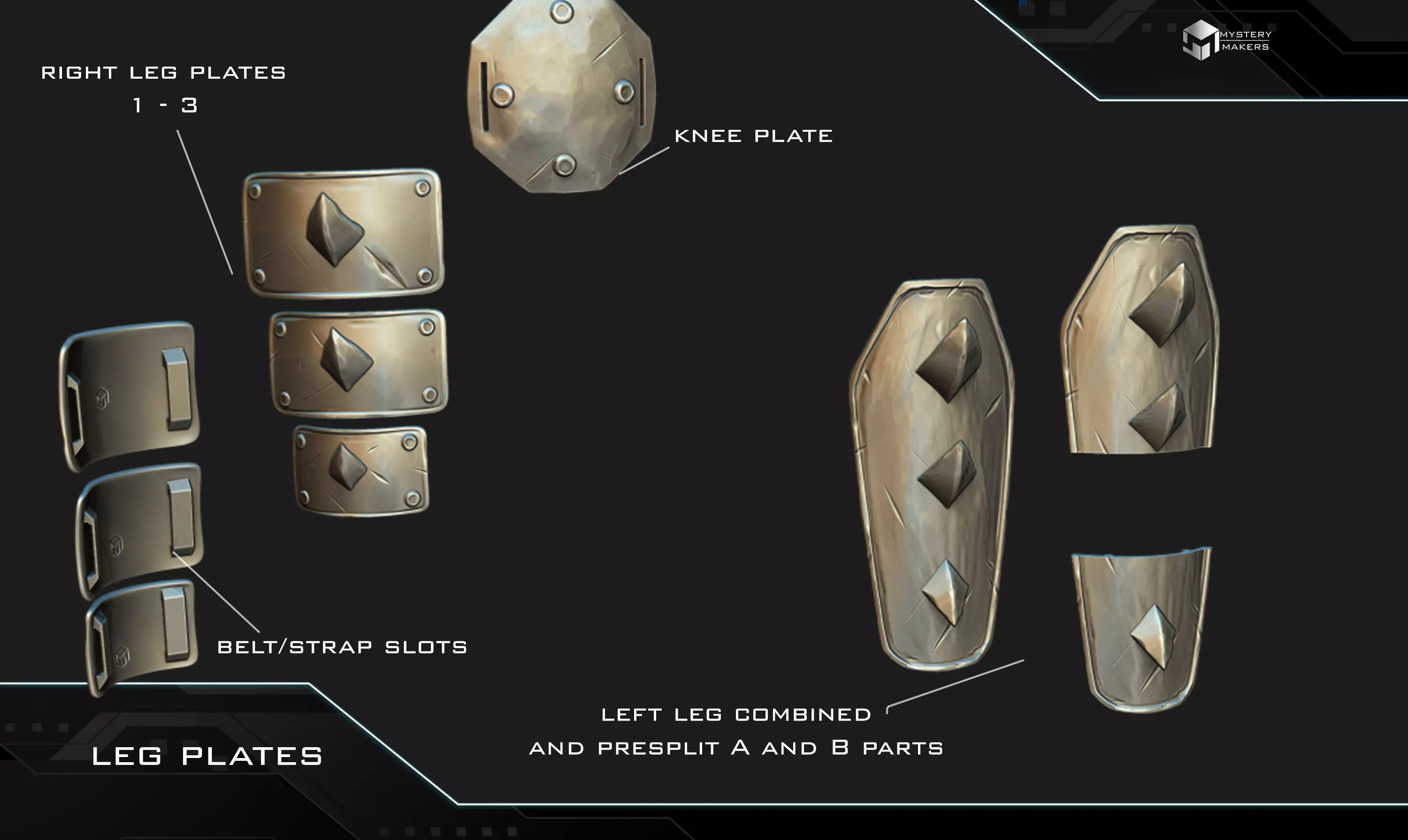 Garruk full body armor 3D print model_6