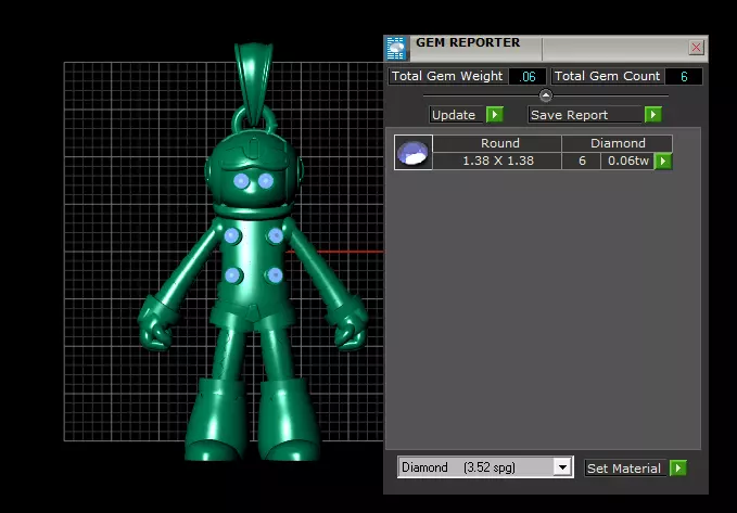 CUTE ROBOT PENDANT 3D print model_5