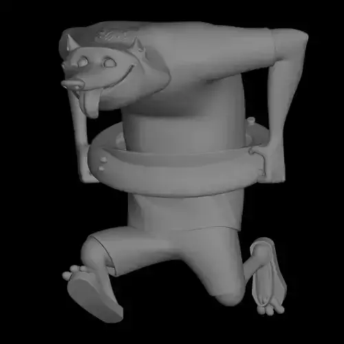 hotel transylvania dad fox figure