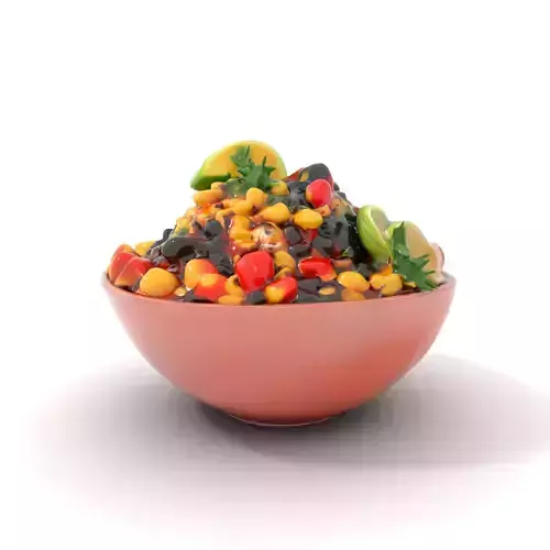Vibrant Salad Bowl model pack