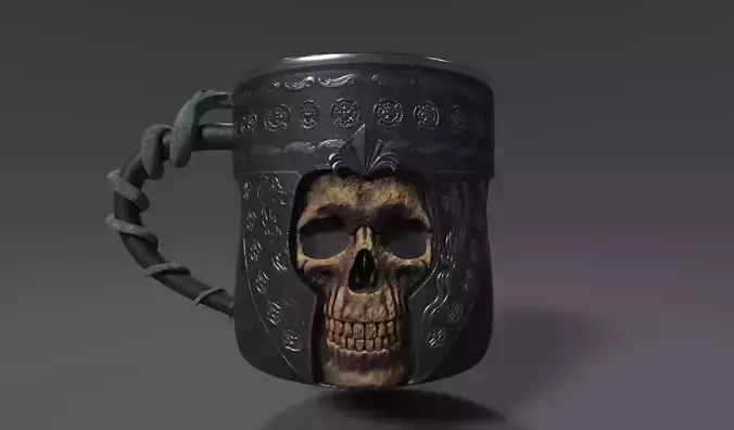 Gothic - Horror Mug 3D model