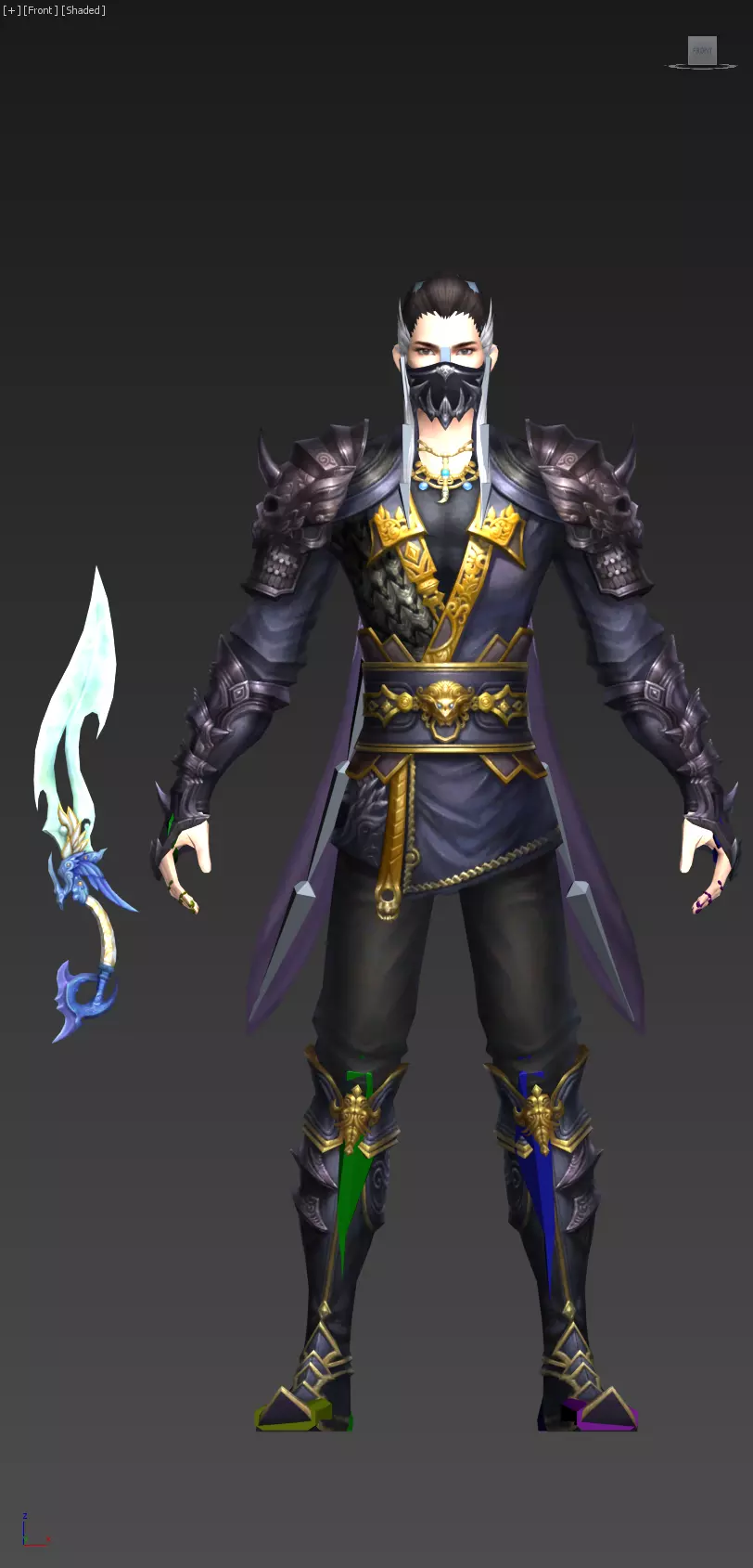 Shadow Serpent 3D model_1