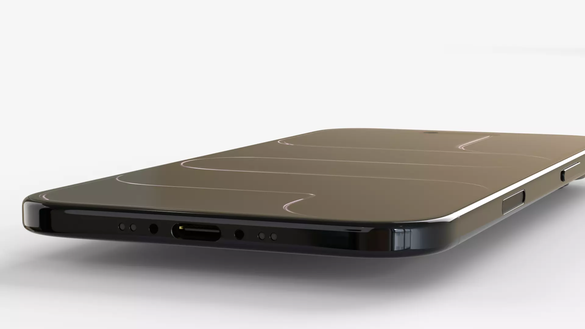 Apple Iphone Air 2025 Black 3D model_6