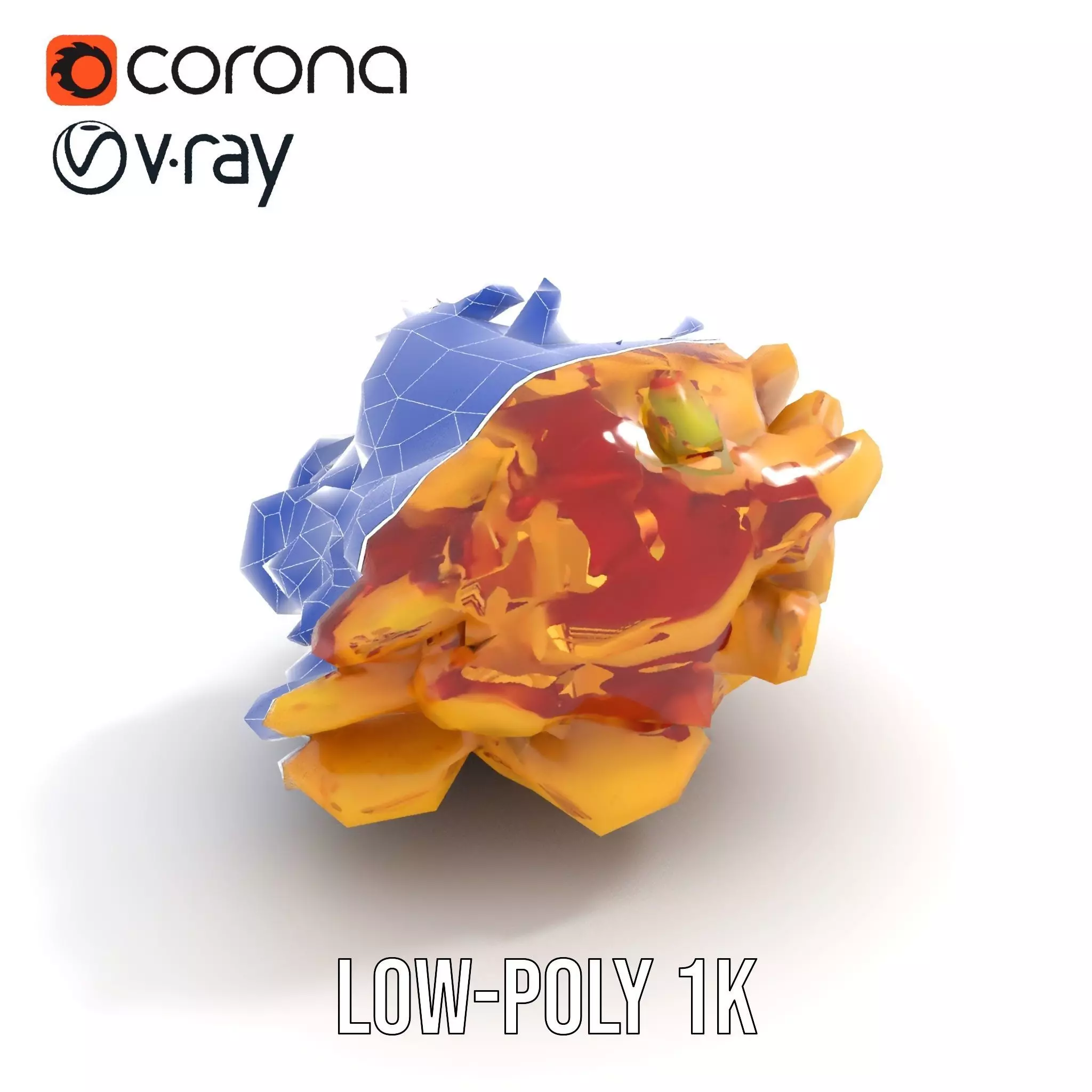 Savory Potato Salad model pack Low-poly 3D model_28