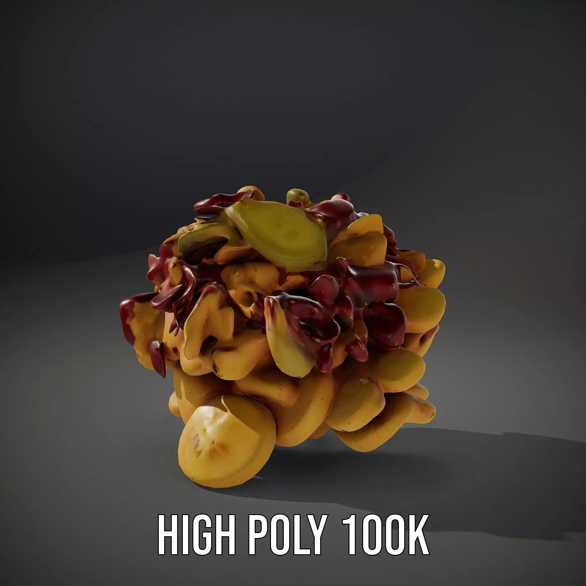 Savory Potato Salad model pack Low-poly 3D model_11