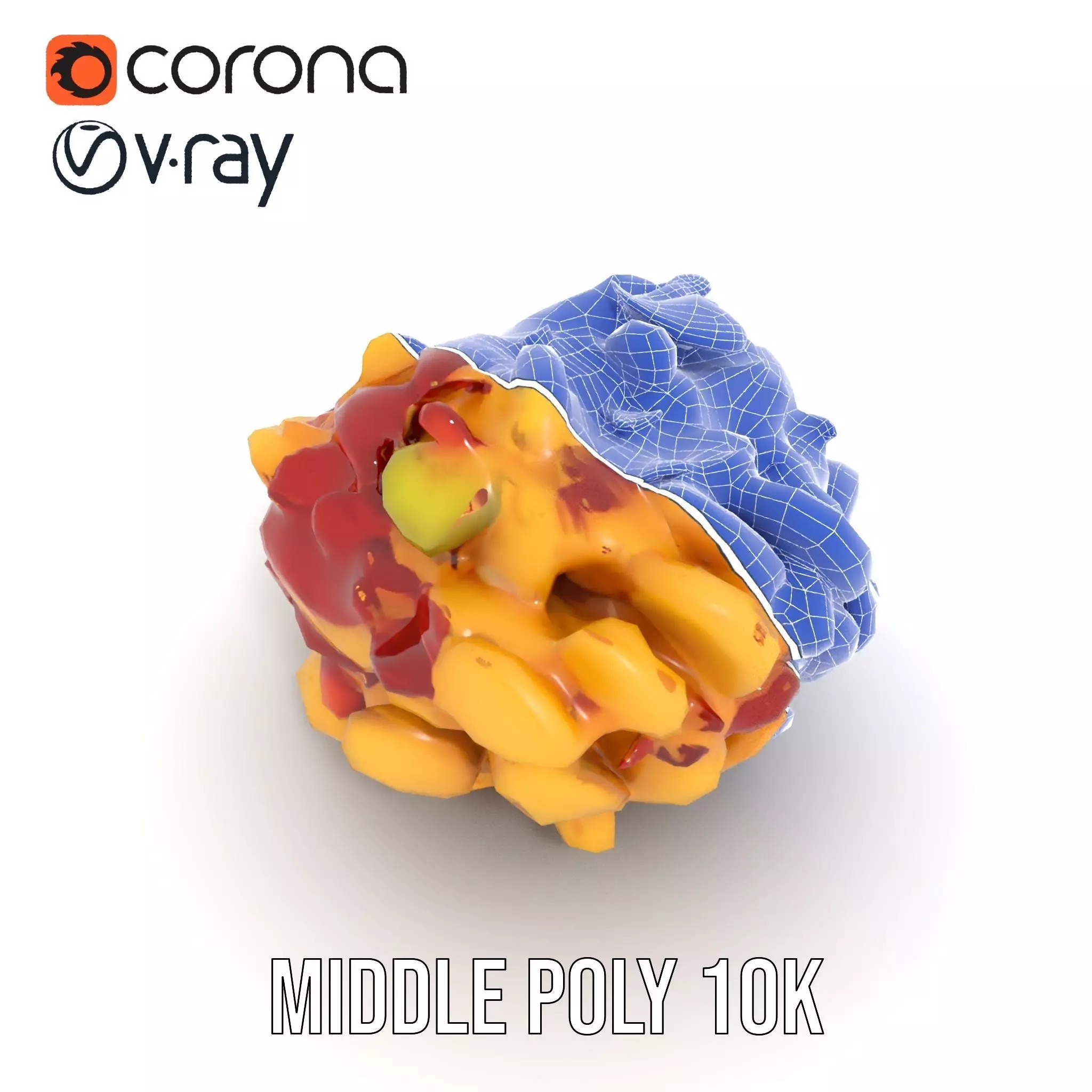 Savory Potato Salad model pack Low-poly 3D model_22