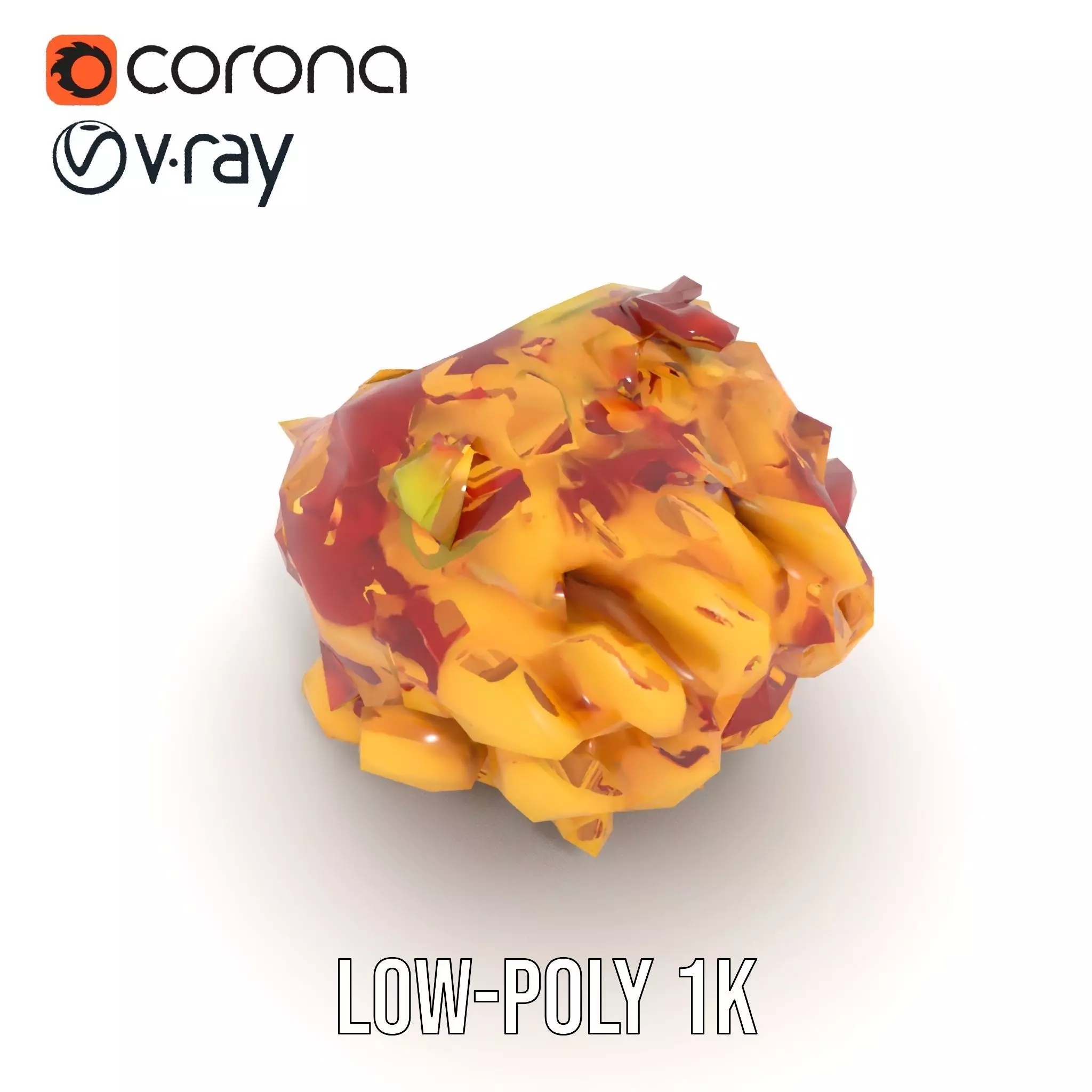 Savory Potato Salad model pack Low-poly 3D model_13