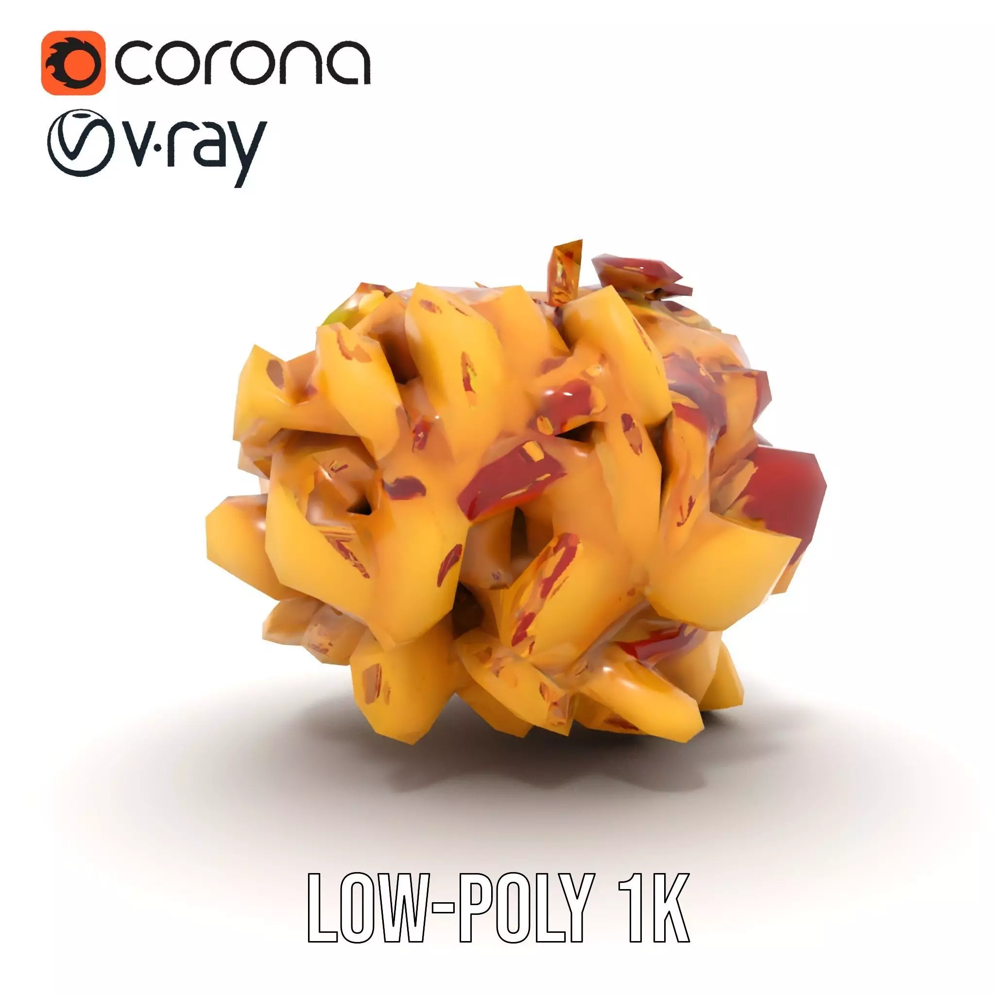 Savory Potato Salad model pack Low-poly 3D model_18