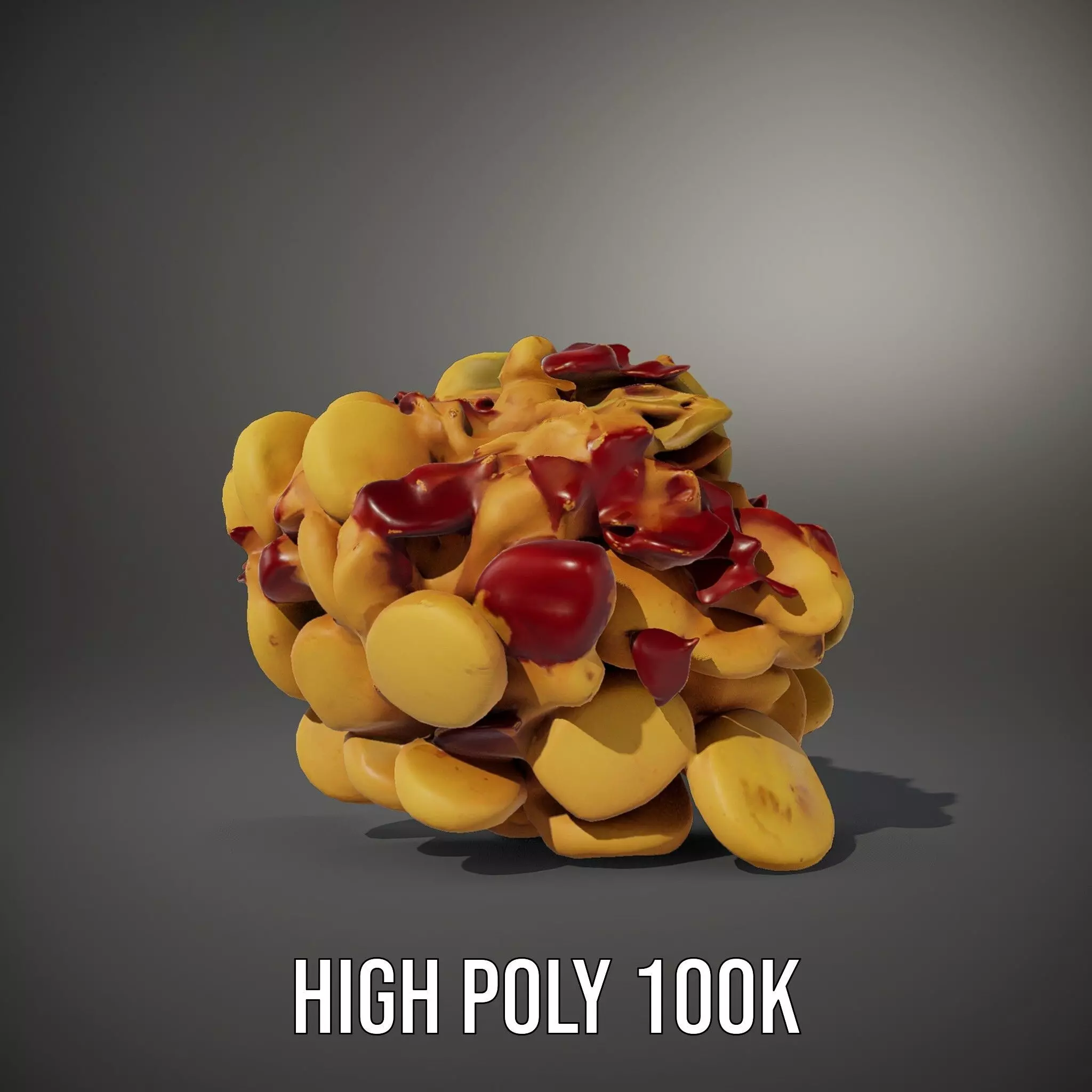 Savory Potato Salad model pack Low-poly 3D model_9