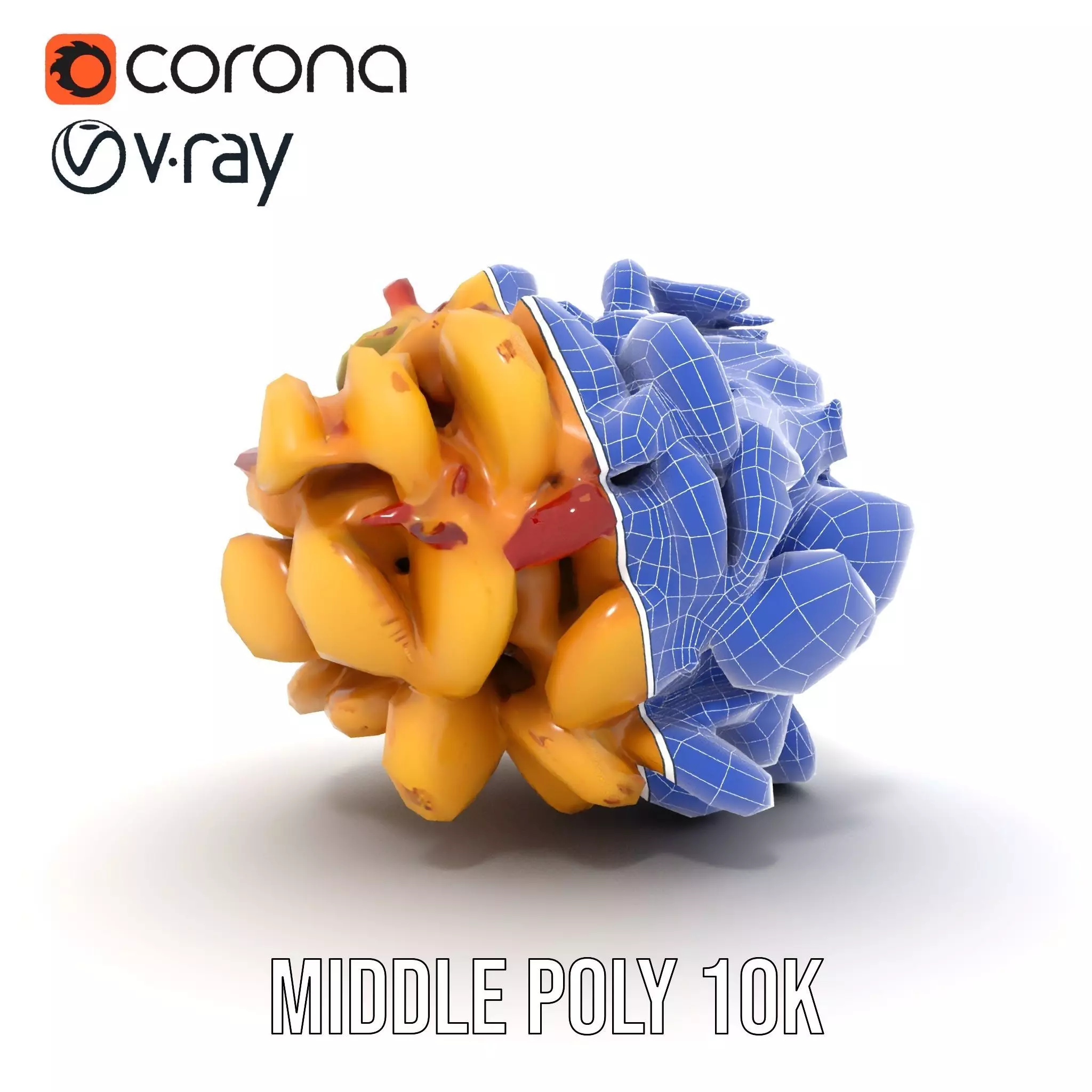 Savory Potato Salad model pack Low-poly 3D model_30