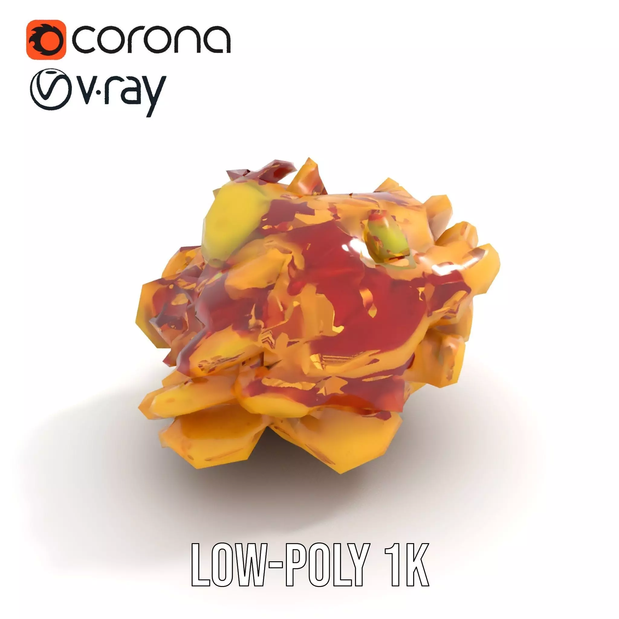 Savory Potato Salad model pack Low-poly 3D model_15