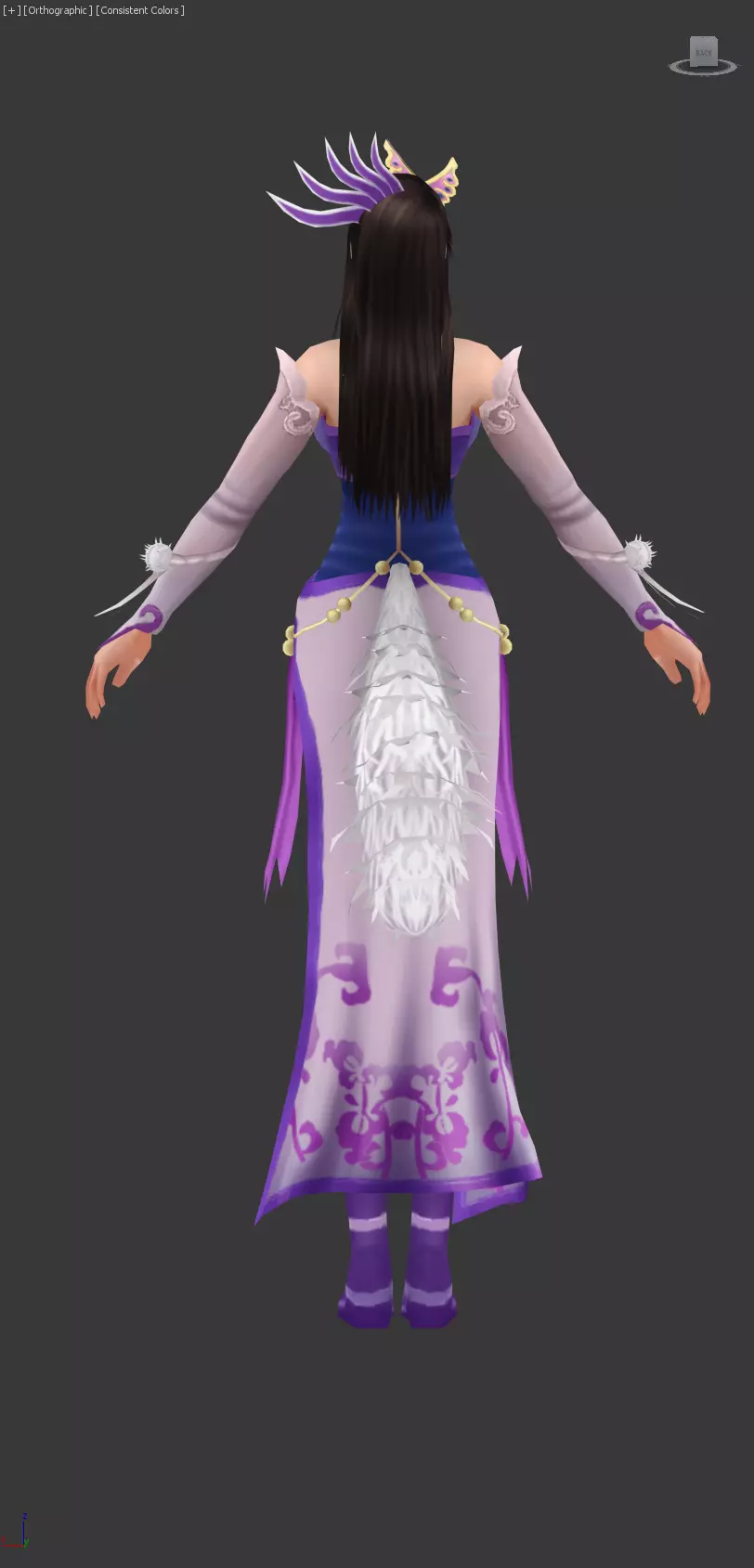 Female Character  71 3D model_7