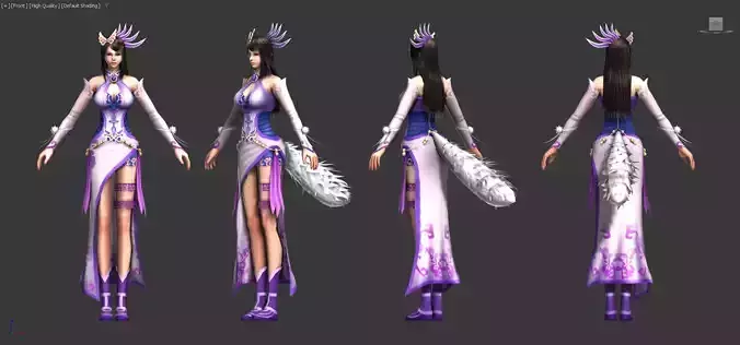Female Character  71 3D model