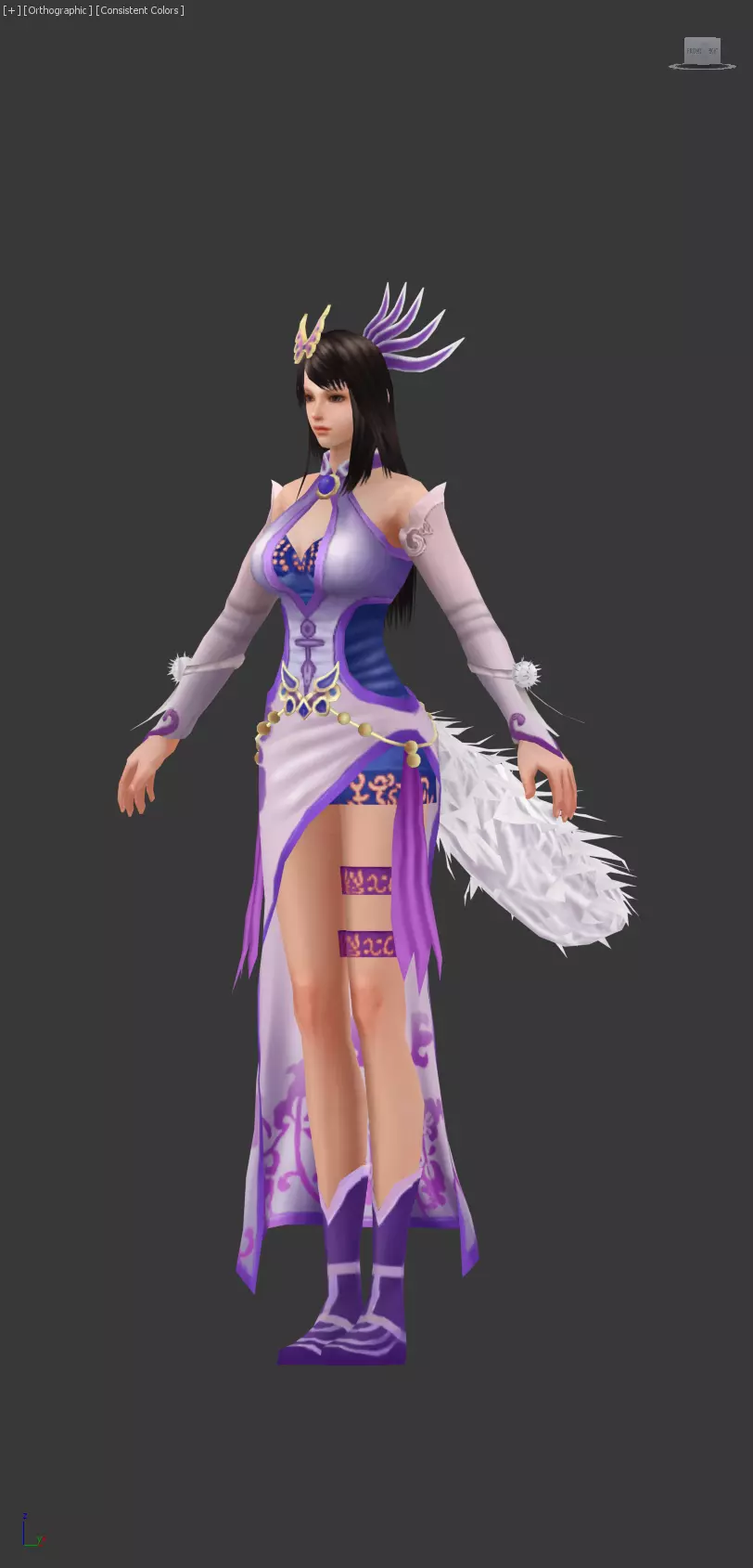 Female Character  71 3D model_2