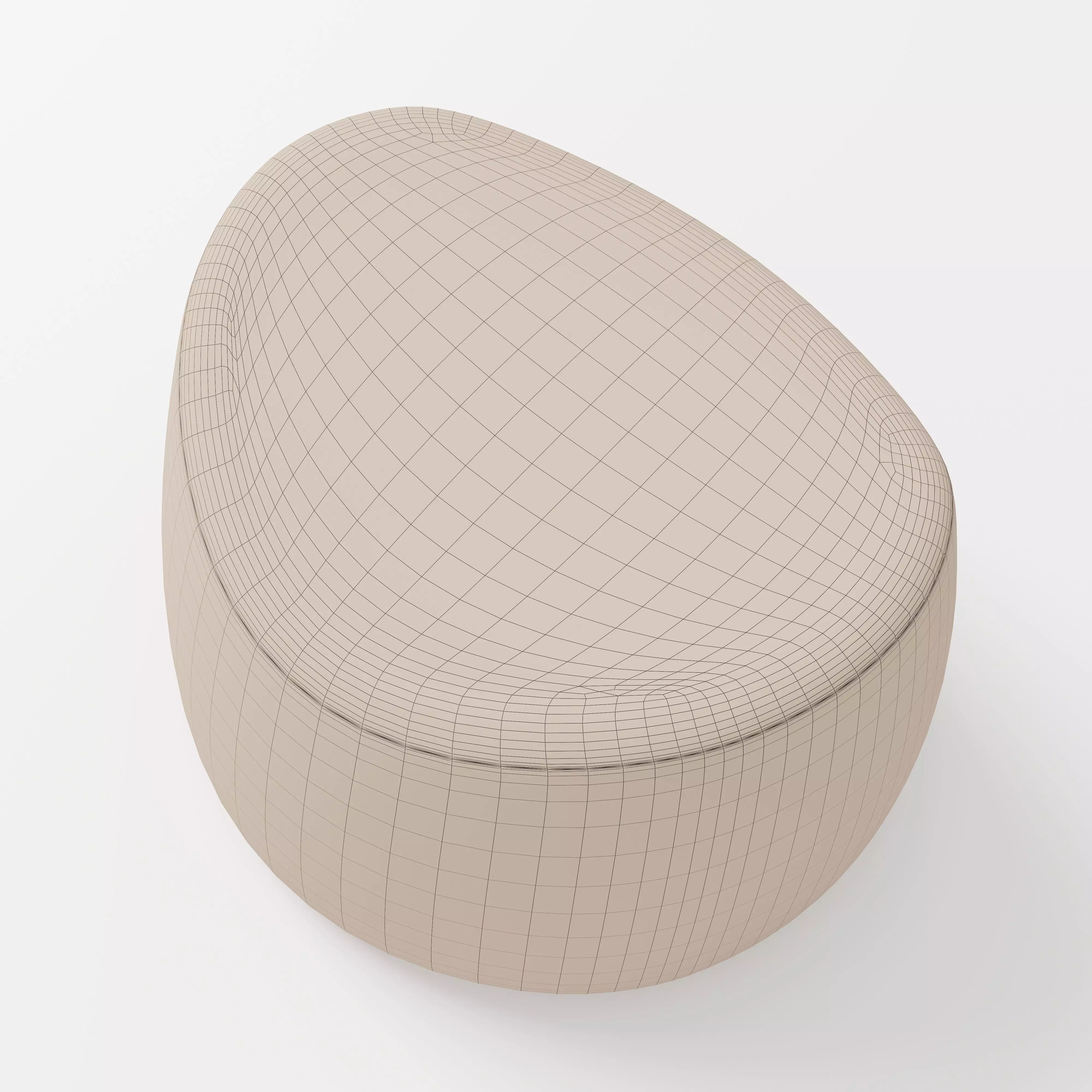 Phoebe Pouf 3D model_2