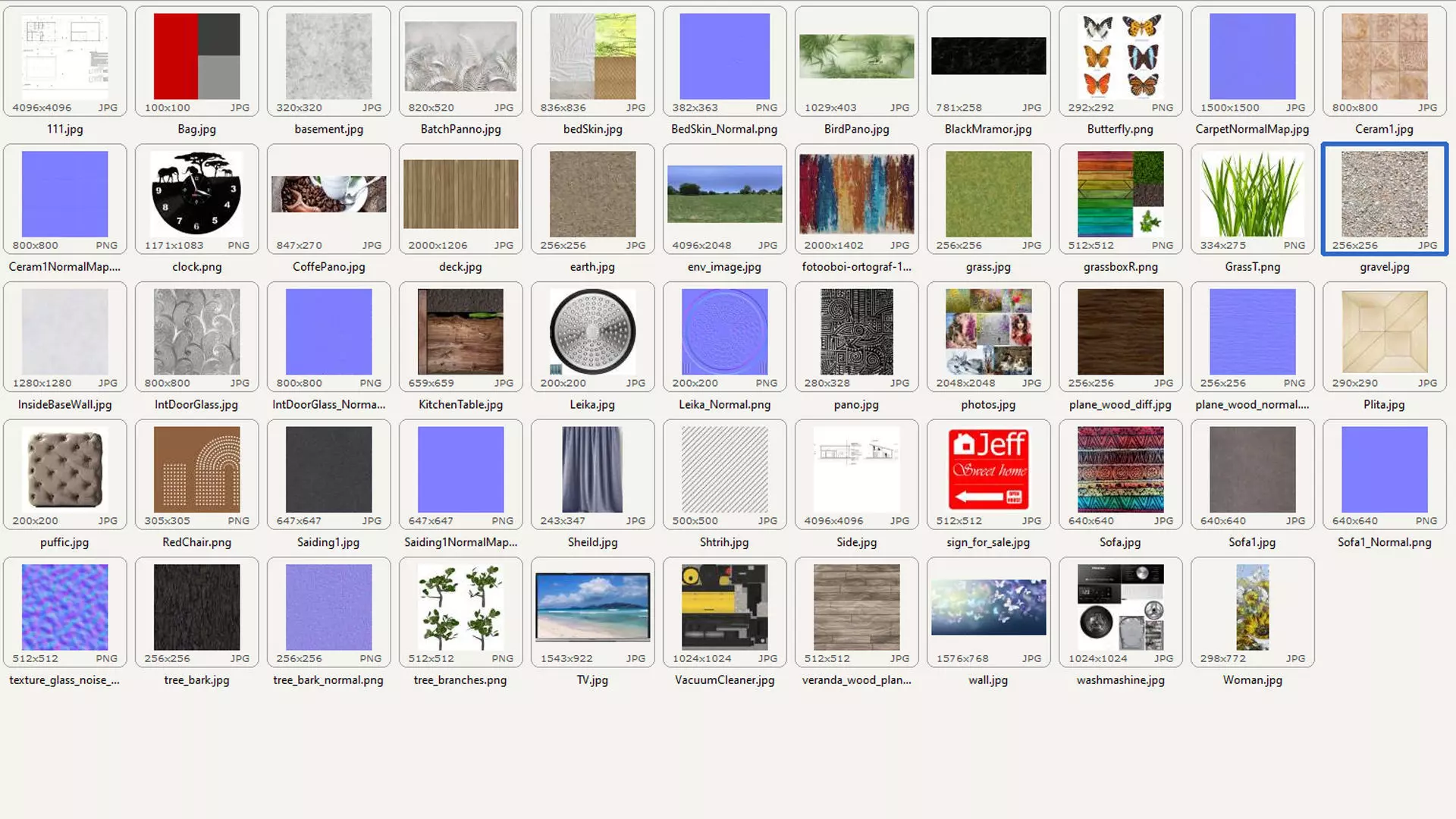 House 24-36 Lean Cottage Plans Low-poly 3D model_25