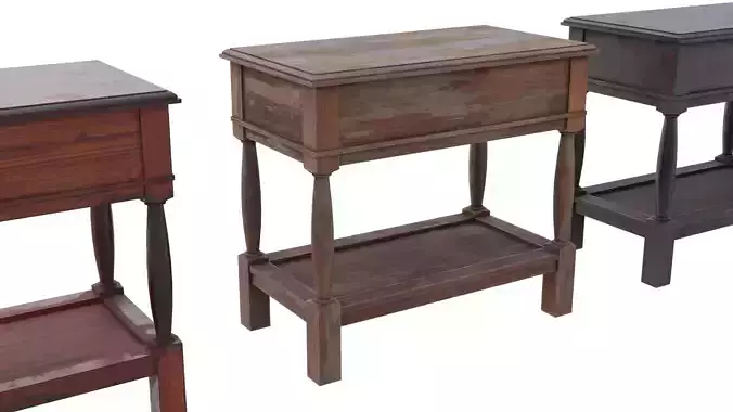 Small Wood Side Table